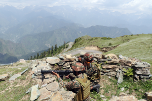 Terrorists on Poonch