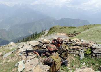 Terrorists on Poonch