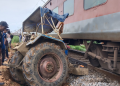 Train hits tractor in Odisha's Puri