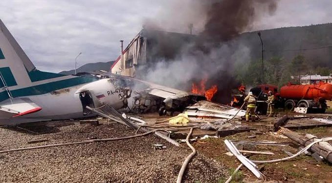 Russian officials inspect crash site in Amur; all 49 on board perished