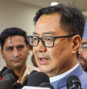 Union Minister Kiren Rijiju