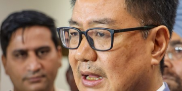 Union Minister Kiren Rijiju