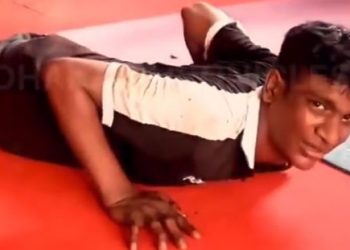 Viral video_Caught red-handed, thief gets a ‘fit’ punishment at gym