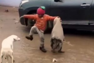 Viral video_'Dogesh' tries to scare kids, but this sibling’s move steals the show