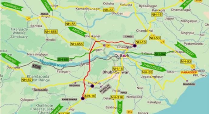 Capital Region Ring Road in Odisha