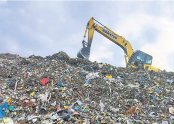 Sainik School dumping yard