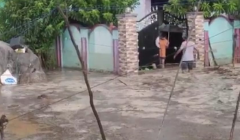 Heavy rainfall in Samba