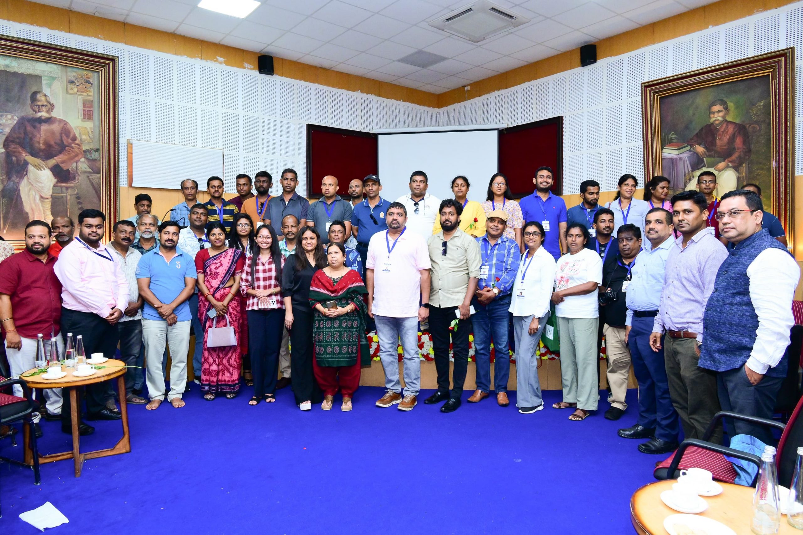 Sri Lankan officials visit Kalinga Stadium, OSM