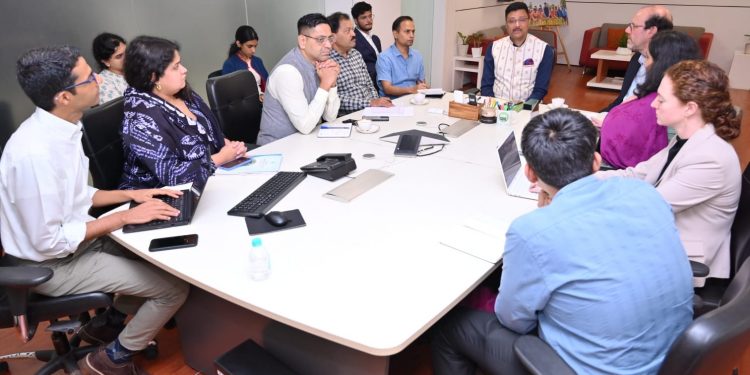 Nobel laureate visits Krushi Bhavan