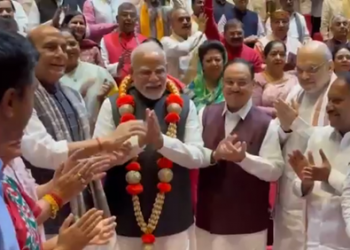 PM Modi takes ‘shot itself in foot’ jibe at Opposition at key NDA meeting