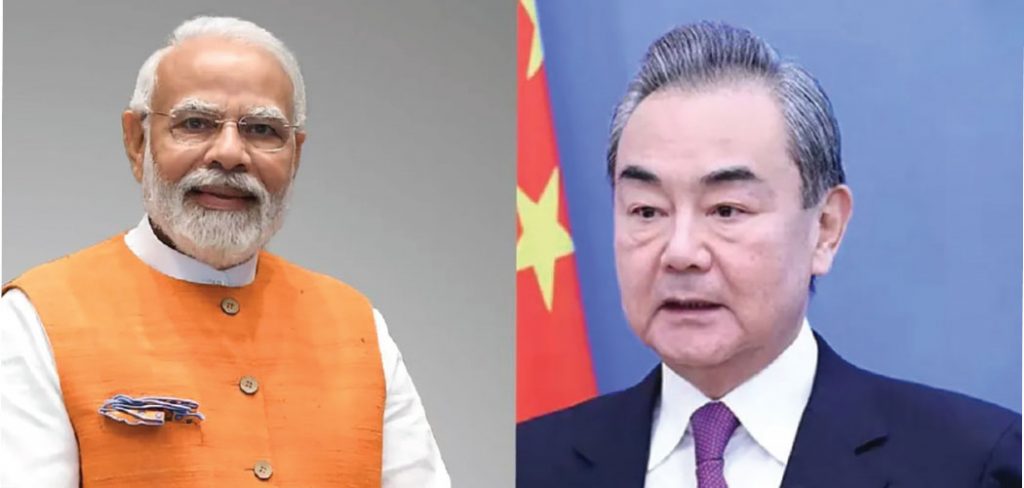 PM Modi, Wang Yi