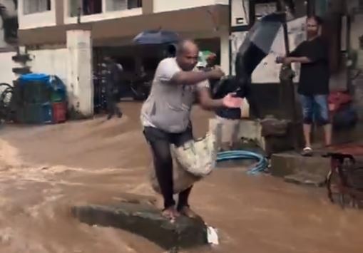 ‘Entertainment capital’: Mumbai man copies Indonesian viral boy’s ‘aura farming’ in flood-hit streets