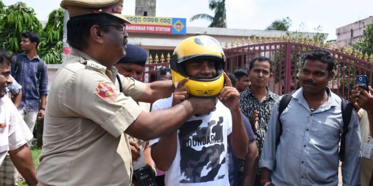 Helmetless riding