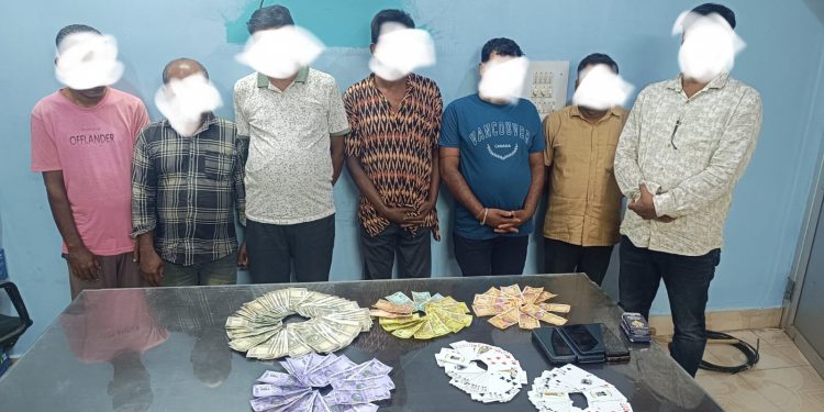 Police crackdown on illegal gambling, firecracker shops in Ganjam district