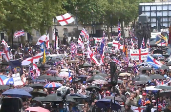 Massive anti-immigration rally