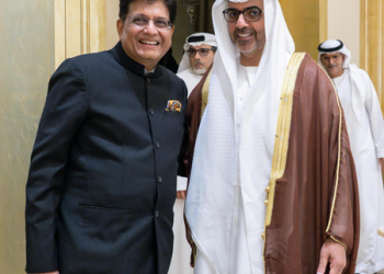 Piyush Goyal in Abu Dhabi