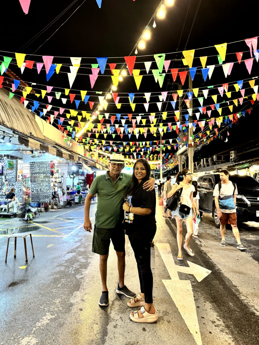 Joyeeta Roy with dad