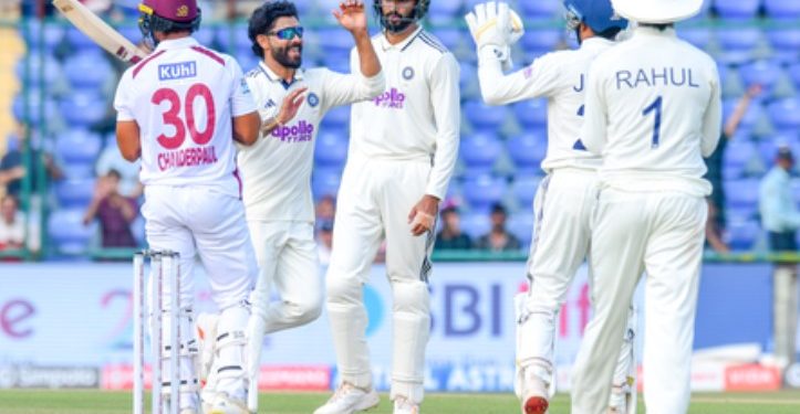 2nd Test: Jadeja, Kuldeep trigger collapse as West Indies fall to 140/4