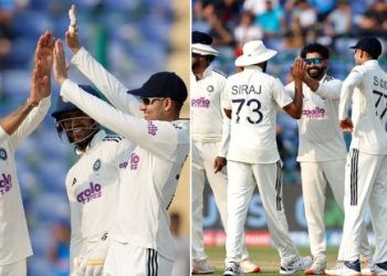 2nd Test: India dominate with 518/5, West Indies struggle at 26/1