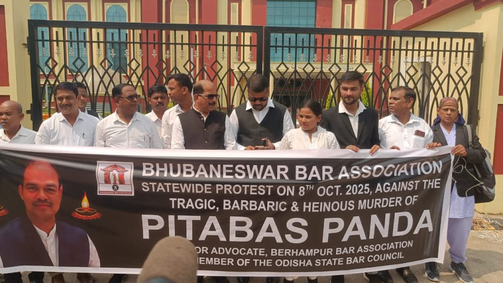 Odisha lawyers boycott court to protest advocate Pitabas Panda’s murder