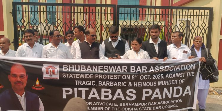 Odisha lawyers boycott court to protest advocate Pitabas Panda’s murder