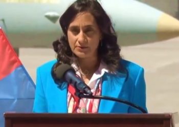 Canadian Foreign Minister Anita Anand arrives in Delhi