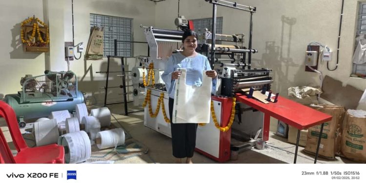 Biodegradable bag production
