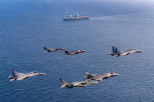 Indian Air Force, UK Royal Navy conduct joint exercise over Indian Ocean