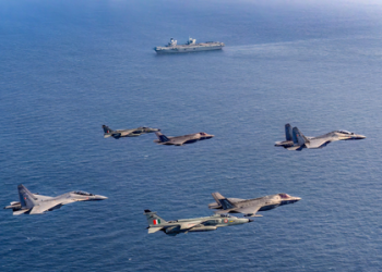 Indian Air Force, UK Royal Navy conduct joint exercise over Indian Ocean