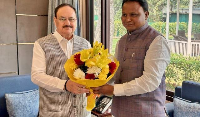 Mohan Charan Majhi, JP Nadda