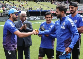 Nitish Reddy and Rohit Sharma