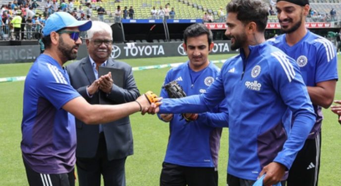 Nitish Reddy and Rohit Sharma