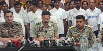 37 Maoists, including 12 women, surrender in Chhattisgarh's Dantewada