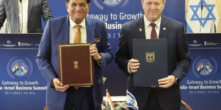 India, Israel ink terms of reference to formally launch FTA talks