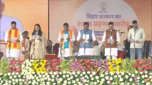 JD(U), BJP MLAs take oath as Bihar ministers