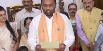 Jai Dholkia oath ceremony