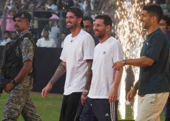 Lionel Messi in Delhi