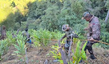 Army launches massive search after truck with 22 workers falls