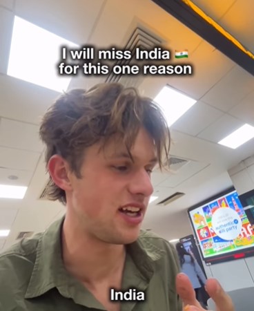 Viral video: Australian vlogger says he’ll miss India for one reason