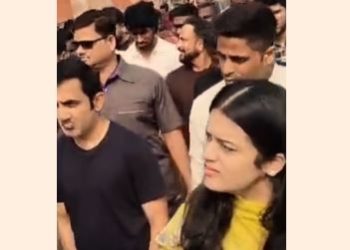 Team India coach Gambhir, captain Surya Kumar visit Jagannath temple ahead of first T20 against SA