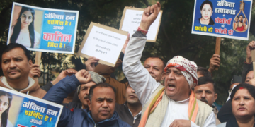 Ankita Bhandari murder investigation-Protest