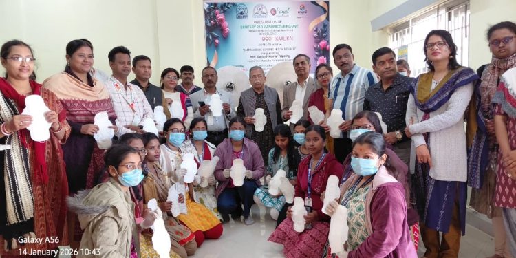 Sanitary pad manufacturing unit at FMU