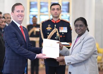 US Ambassador Sergio Gor presents credentials to President Murmu