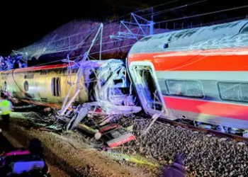 Train collision in Spain