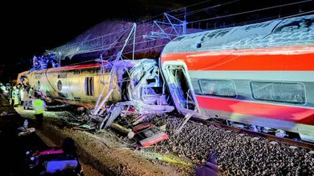 21 dead, 30 critical as high-speed trains collide in Spain