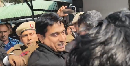 AI Summit shirtless protest case