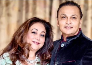 Anil Ambani and wife