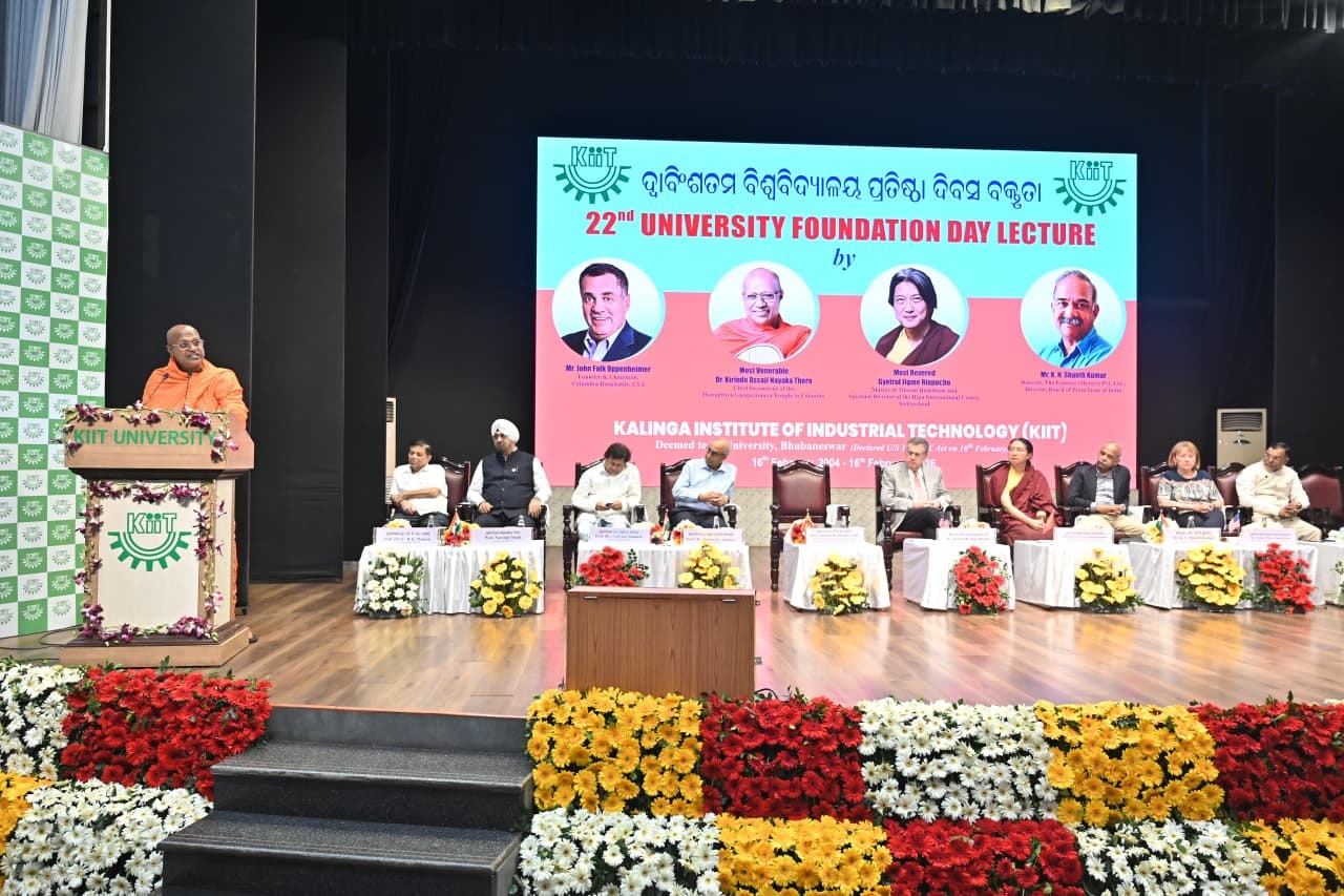 KIIT honours global leaders on 22nd foundation day