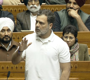 Rahul expresses concerns about potential data security issues in Indo-US trade agreement.