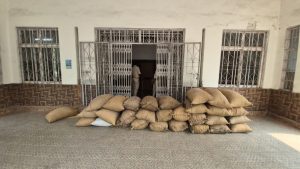 Farmers in Bargarh, India are facing procurement issues, leading them to dump their paddy and hold a sit-in protest at the Collectorate.